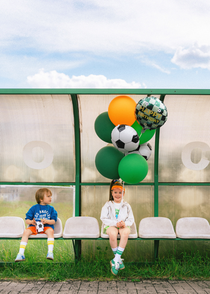 Folienluftballon Fußball 35cm - Party Deco