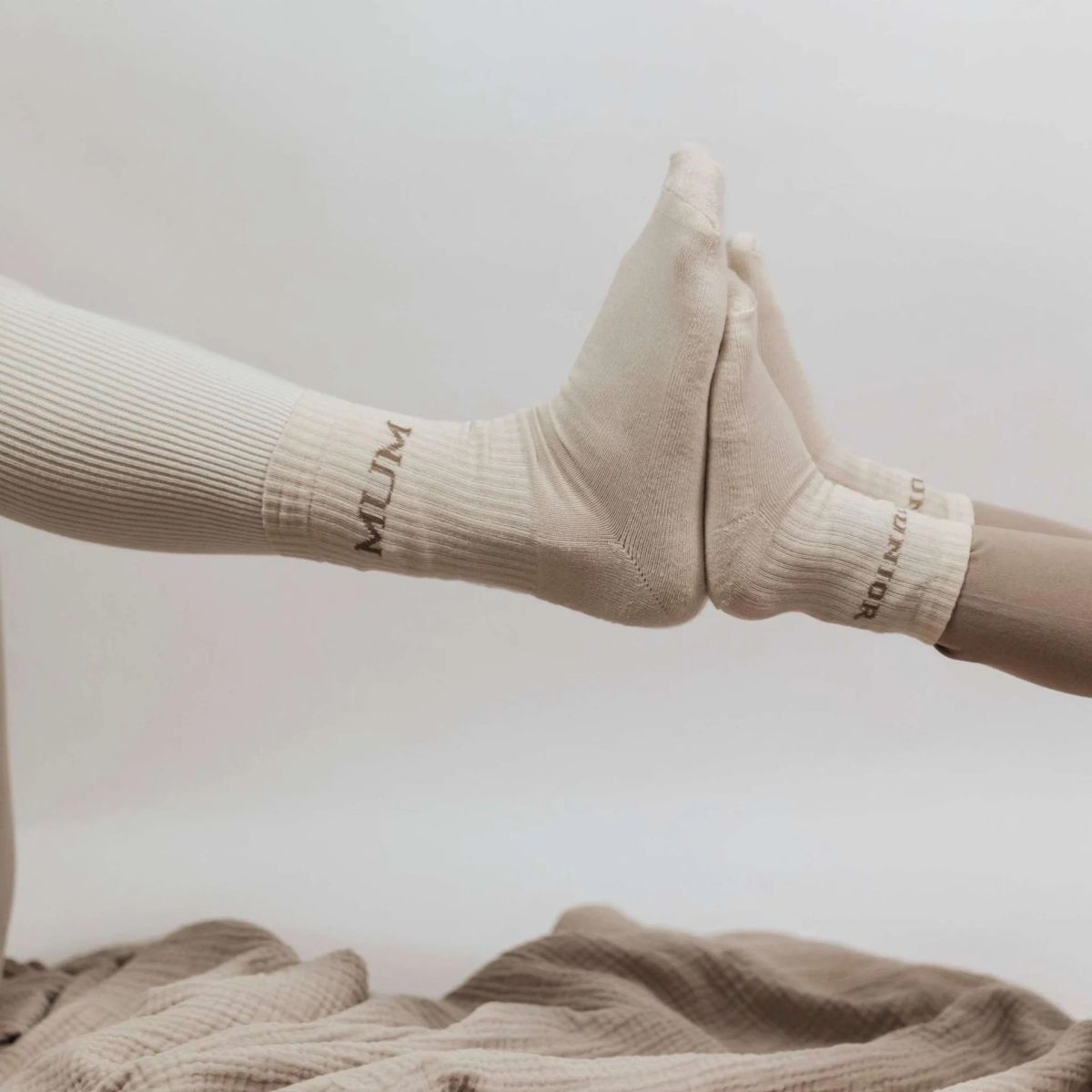 Socken JUNIOR sand GOTS - 1-2 J.