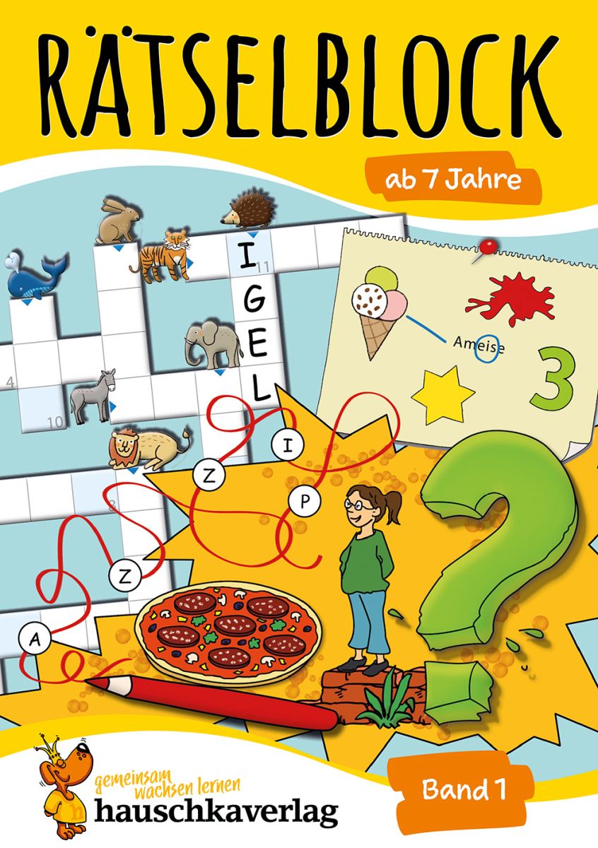 Rätselblock Band 1 - Hauschka Verlag 7+