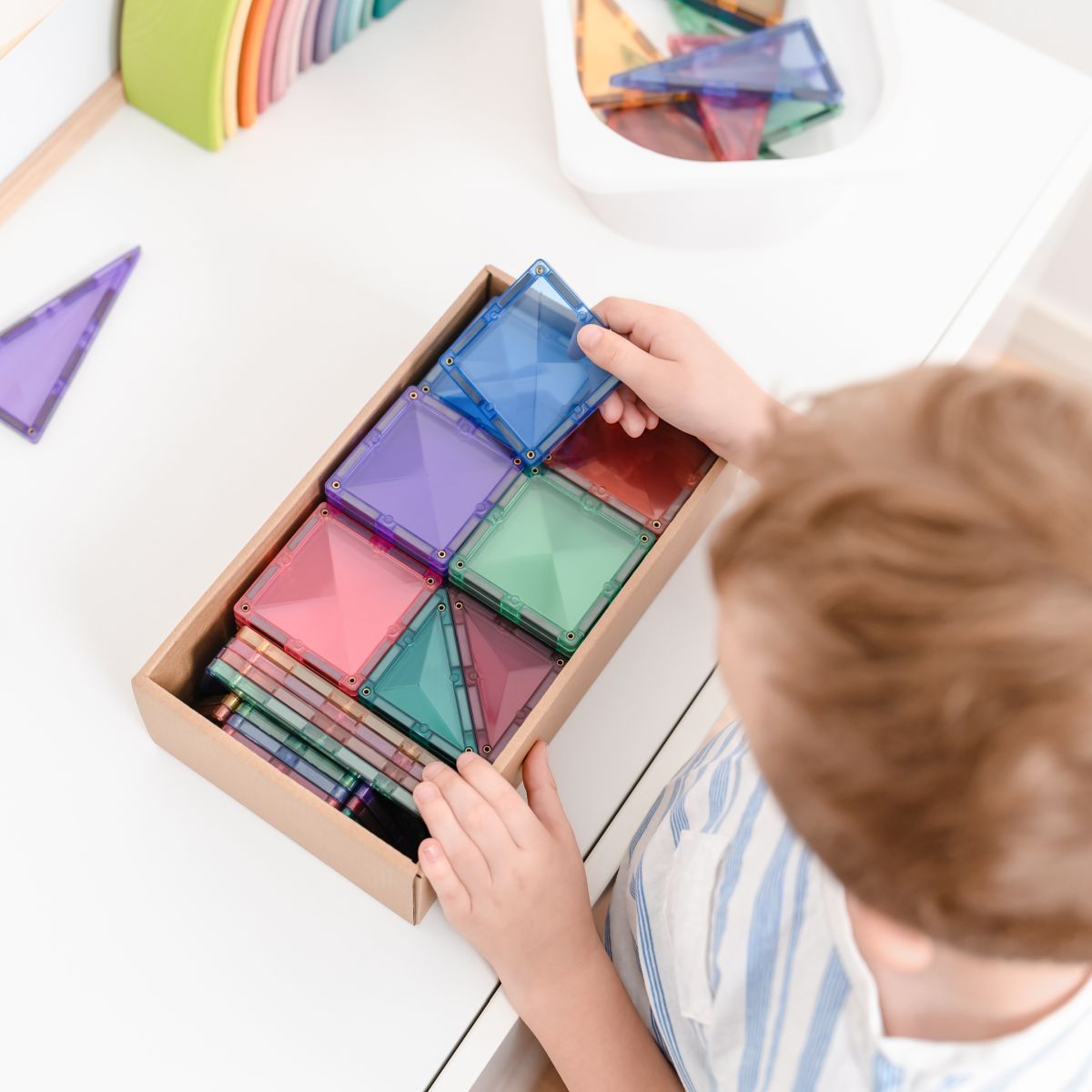 CONNETIX PASTEL Starter Pack Magnetbausteine 64-teilig