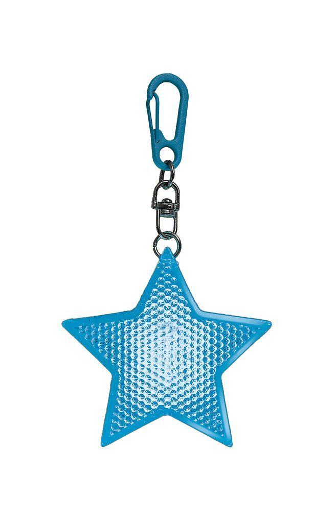 Leuchtender LED-Stern mit Karabiner (verschiedene Designs, 1 Stück)
