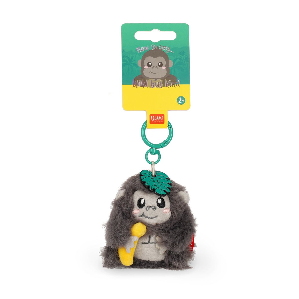 Plüsch-Schlüsselanhänger Gorilla - Tiny Super Soft! - Legami
