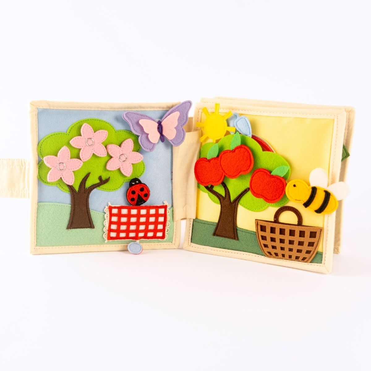 Mini Quiet Book Schneeflocke bis Sonnenschein – Was zieh ich an? (ab 2 Jahre) - Jolly Designs