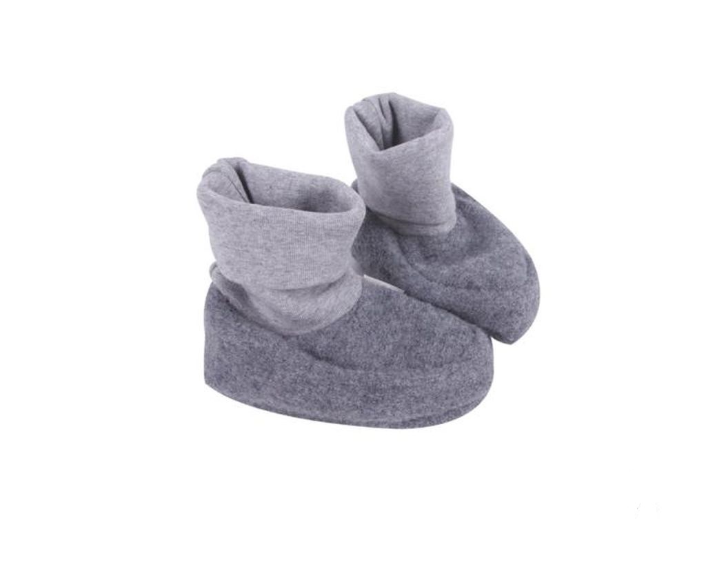 Schlupfschuhe Wollfleece anthrazit Gr. 6-12 Mon.