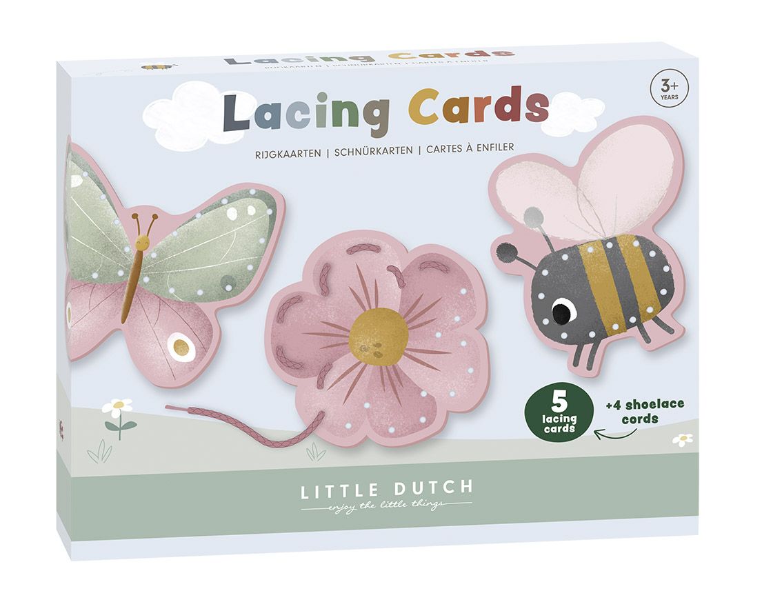 Schnürkarten Flowers & Butterflies - Little Dutch