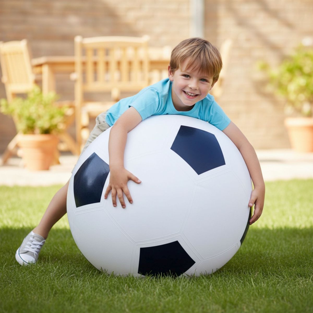 XXL Fußball aufblasbar 75 cm - Alldoro