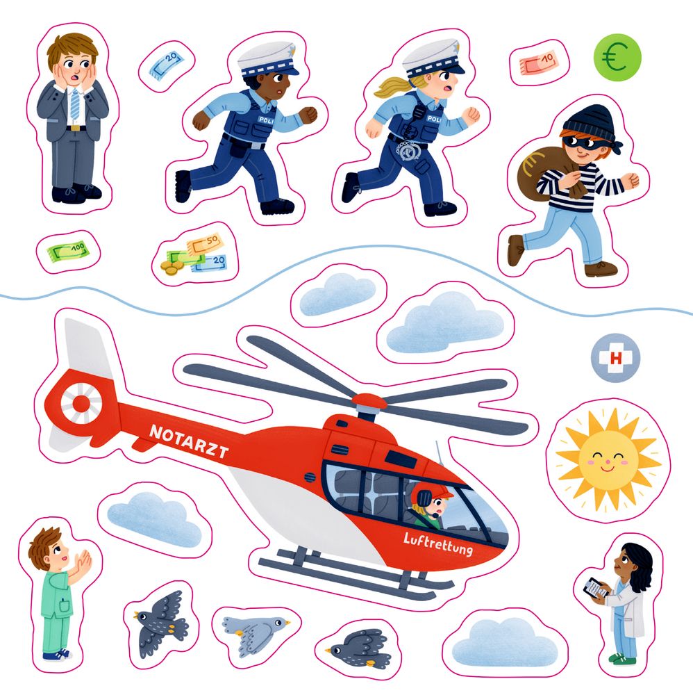 Meine Mini-Stickerwelt - Tatütata (Mini-Künstler)