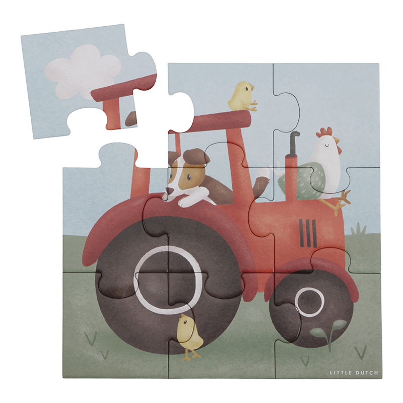 4 in 1 Puzzle-Set Little Farm - Little Dutch