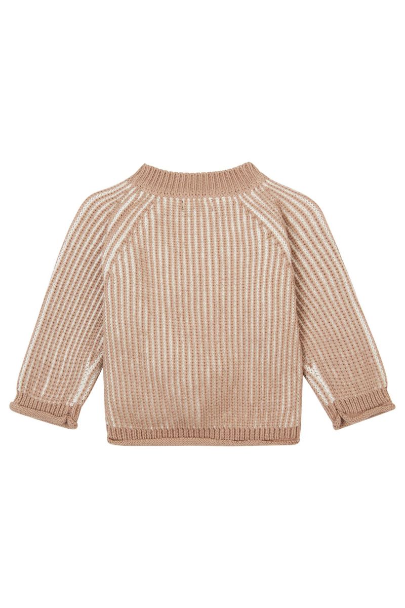 Pullover braun gestrickt - 86