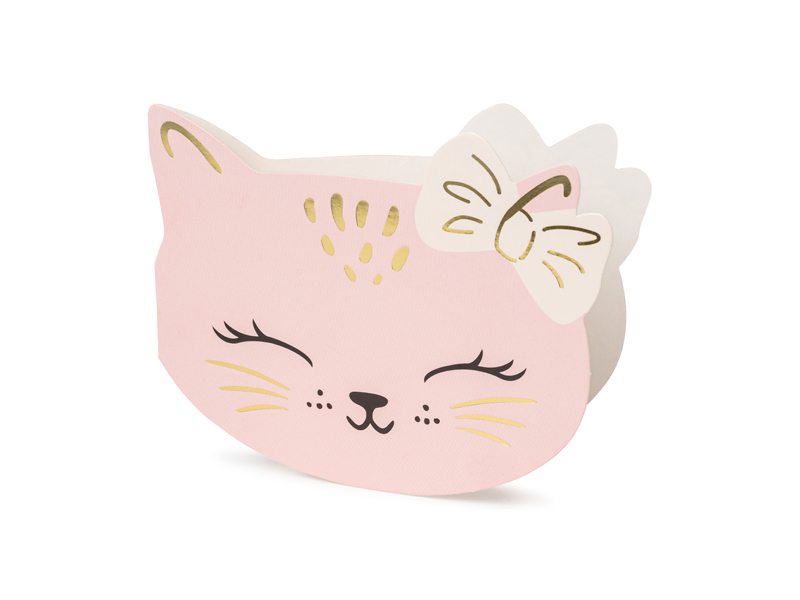 Einladungen Katzen (6 Stk.) - Party Deco