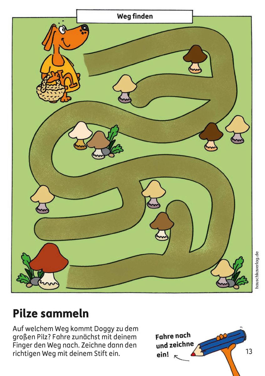 Kindergartenblock - Meine ersten Rätsel und Denkspiele - Hauschka Verlag 3+