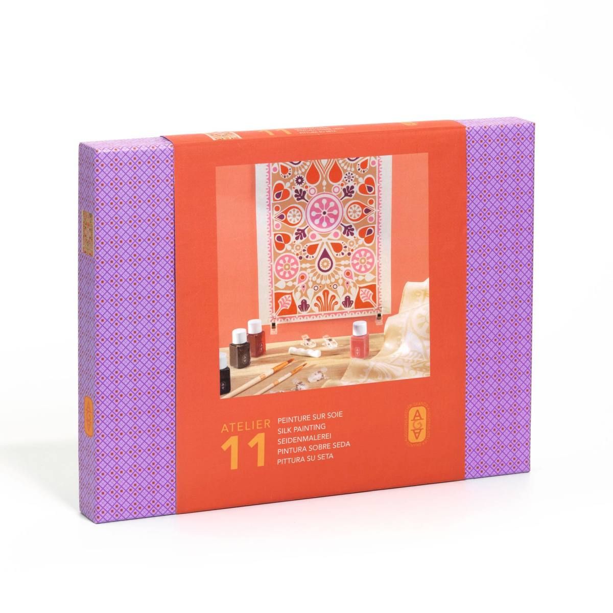 Atelier 11, Seidenmalerei Blumen - DJECO