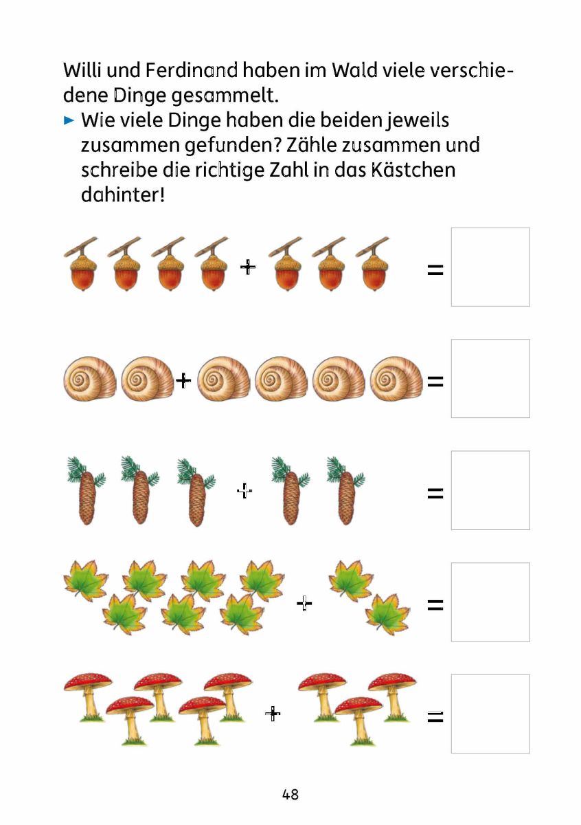 Vorschule: Zahlen entdecken - Hauschka Verlag 5+