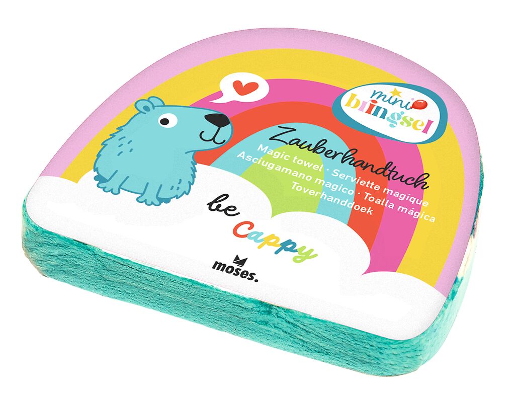 Mini-Bringsel "Be Cappy" Zauberhandtuch (Regenbogen ODER Stern)
