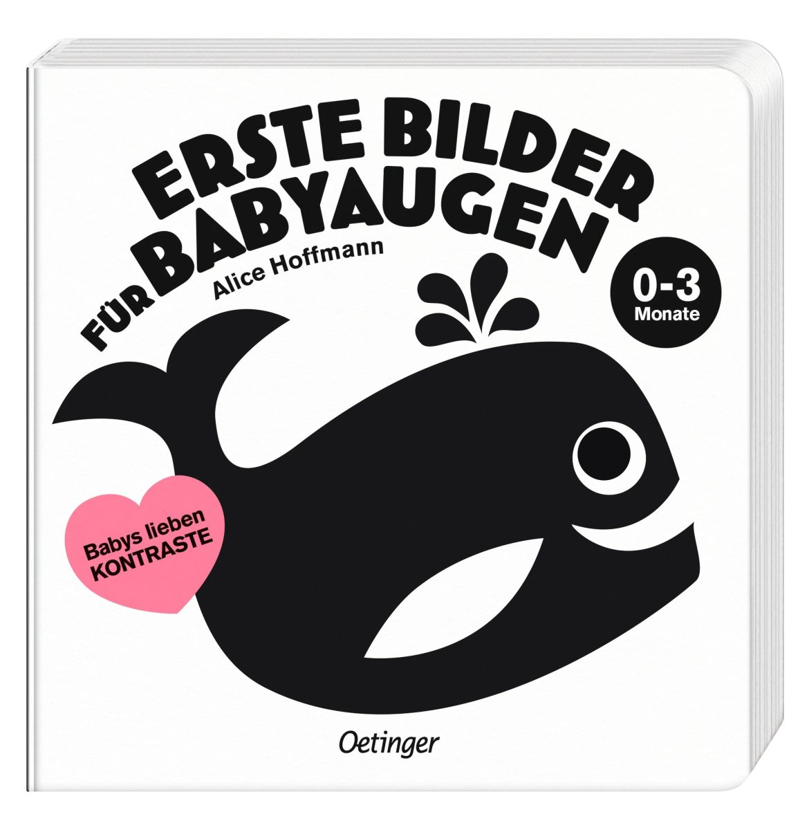 Erste Bilder für Babyaugen (0-3 Monate) - Kontrastbuch (0-3M)