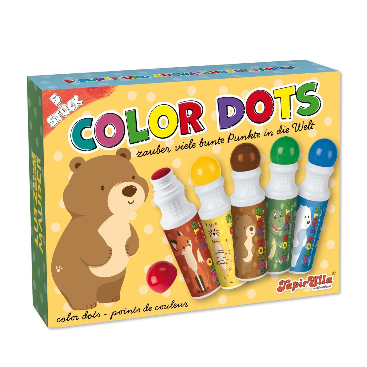 TapirElla Stempel-Marker, Color Dots (5er Set)
