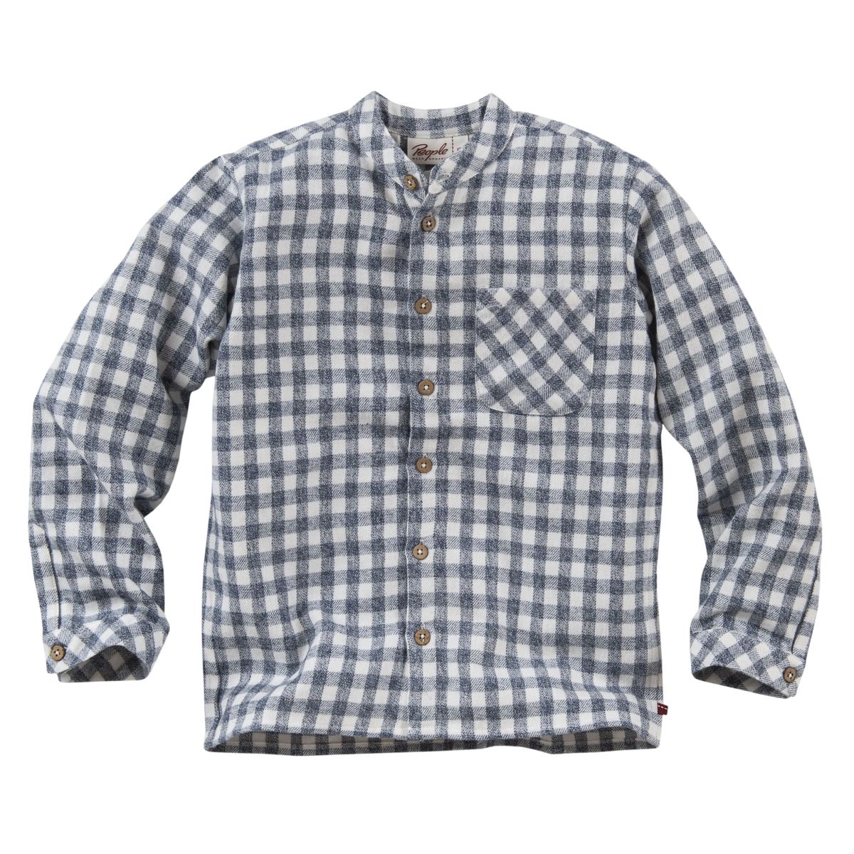 Flanell-Hemd blau kariert - 116