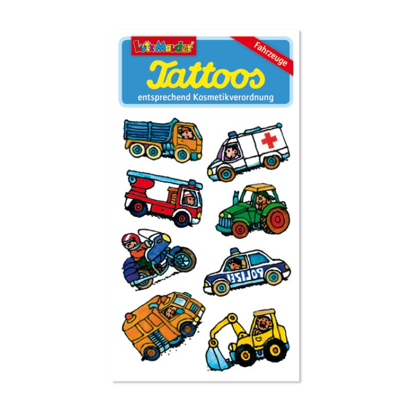Tattoo Fahrzeuge vom Lutz Mauder Verlag (1 Stück)