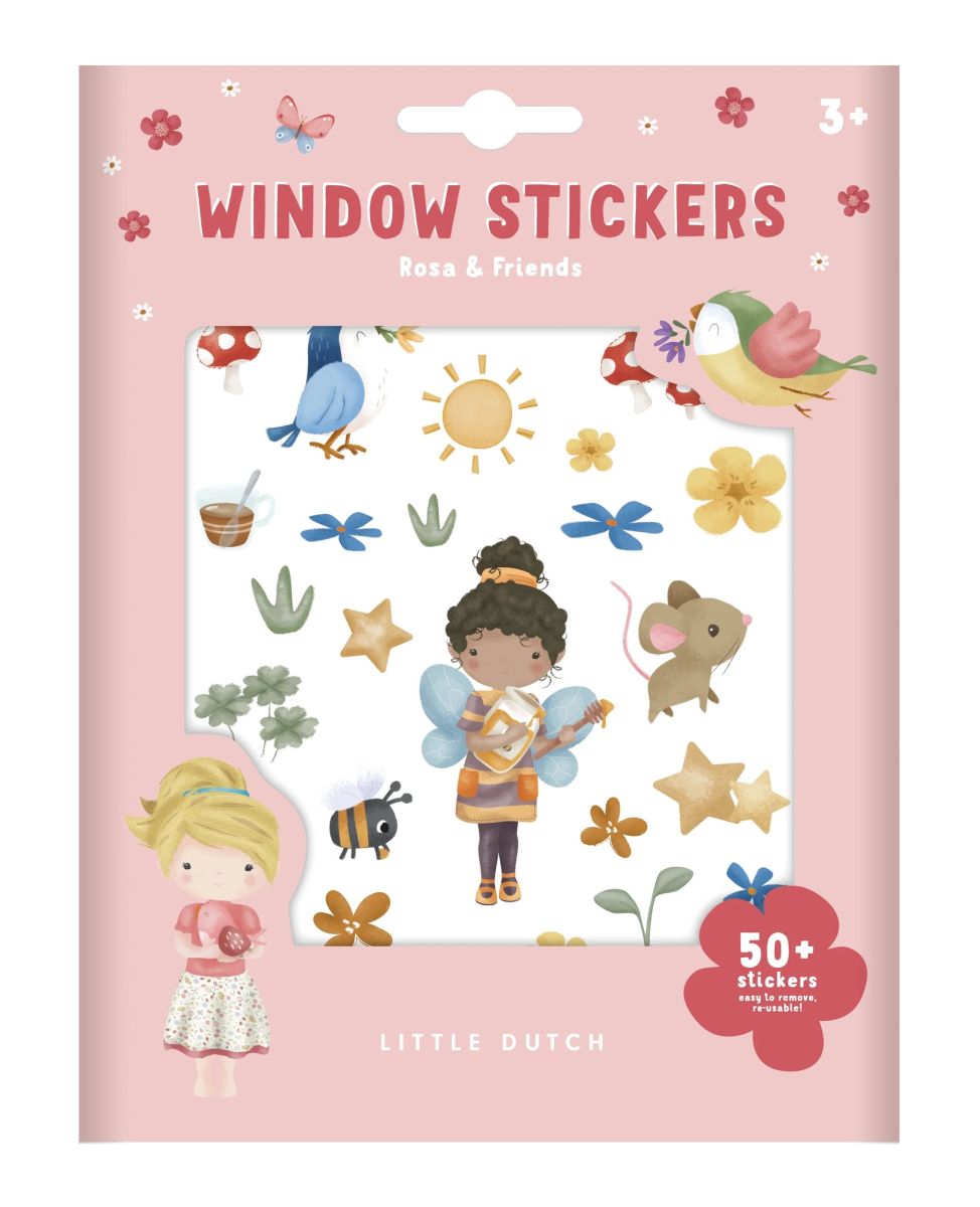 Fenstersticker Rosa & Friends - Little Dutch