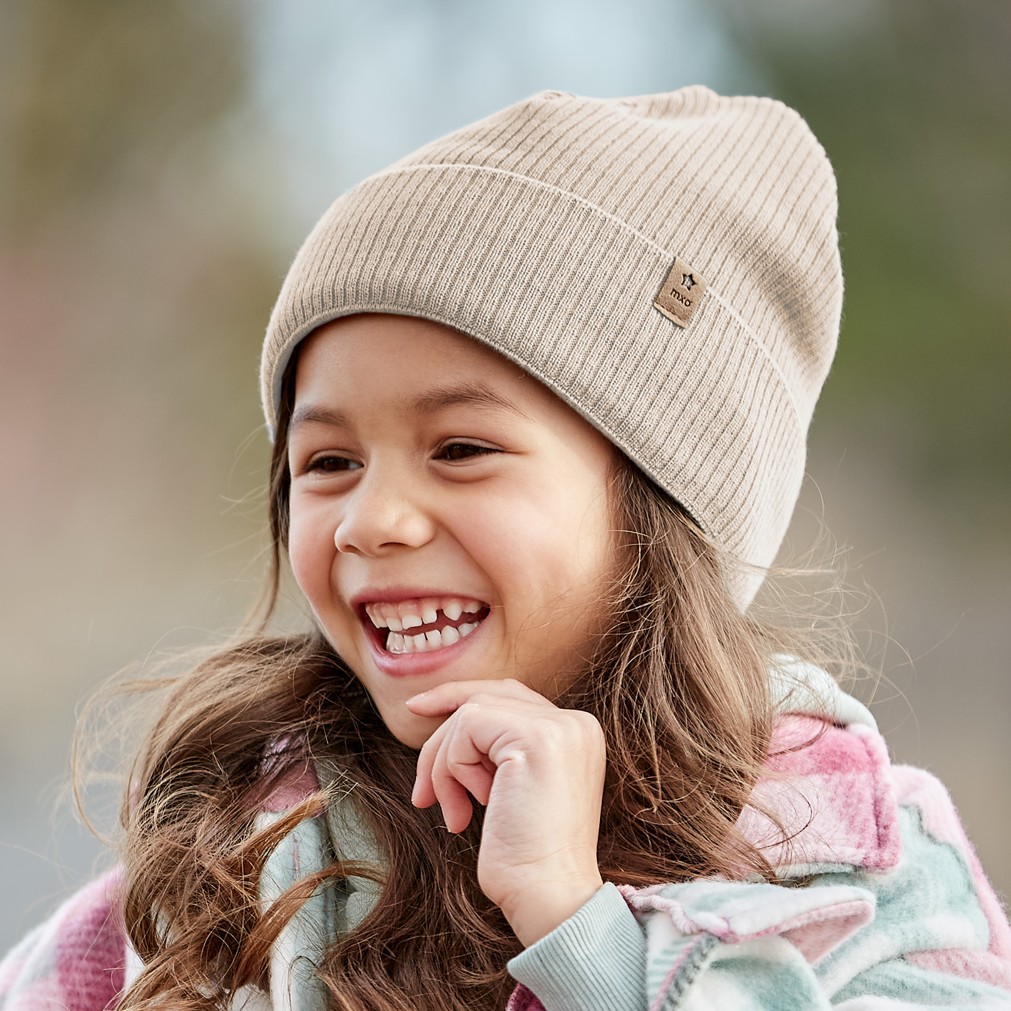 Maximo MINI Beanie beigemeliert Gr. 51
