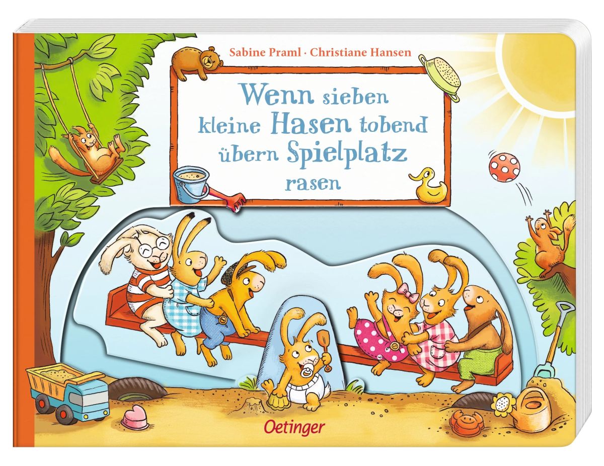 Wenn sieben kleine Hasen tobend übern Spielplatz rasen 2+
