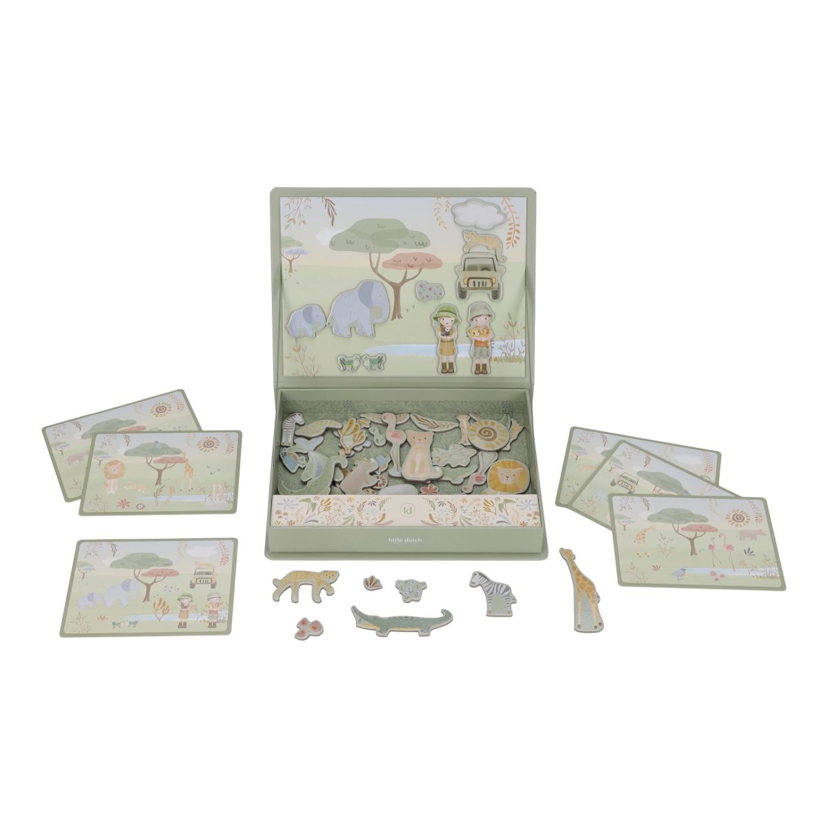Magnetische Spieltafel Safari Friends - Little Dutch