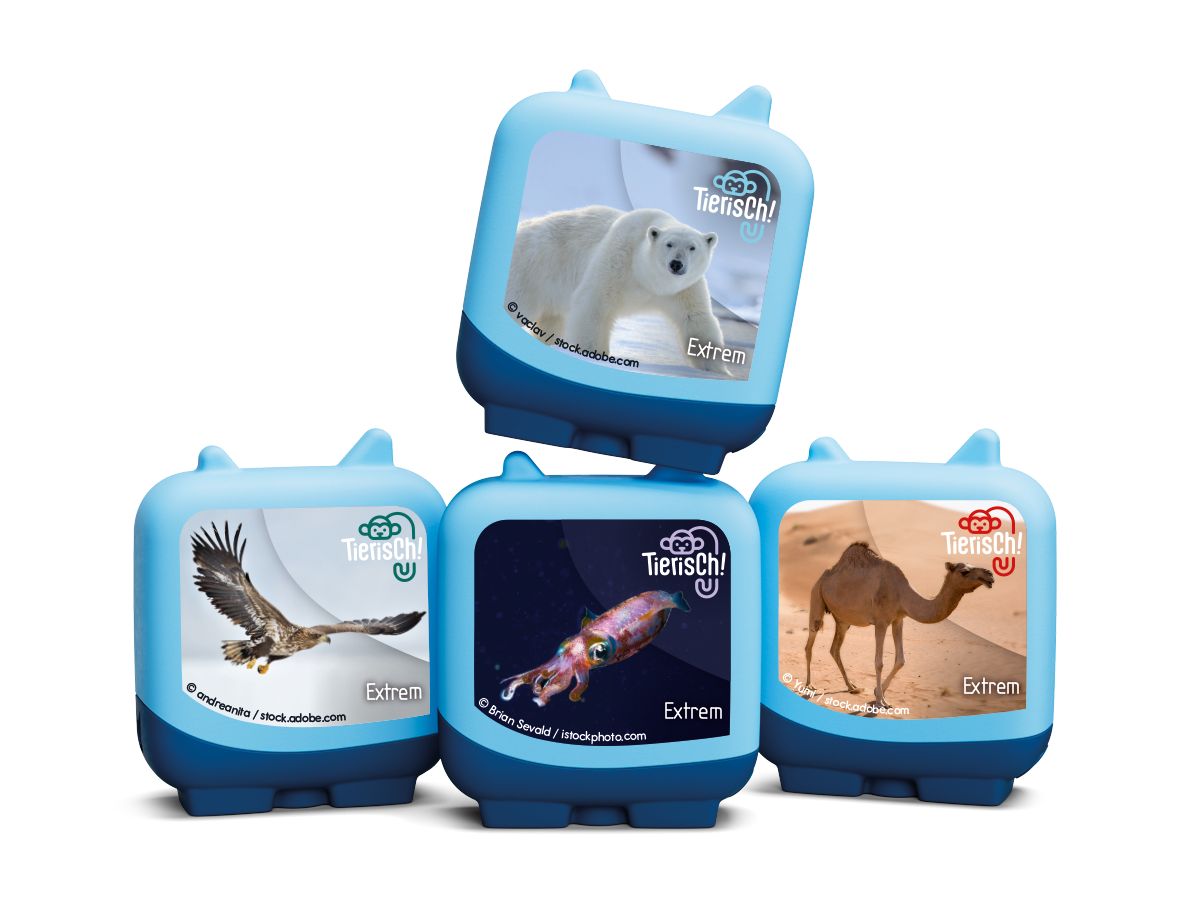 Pocket Tonie: Tierisch! Extrem 4er Set - Tonies 5+