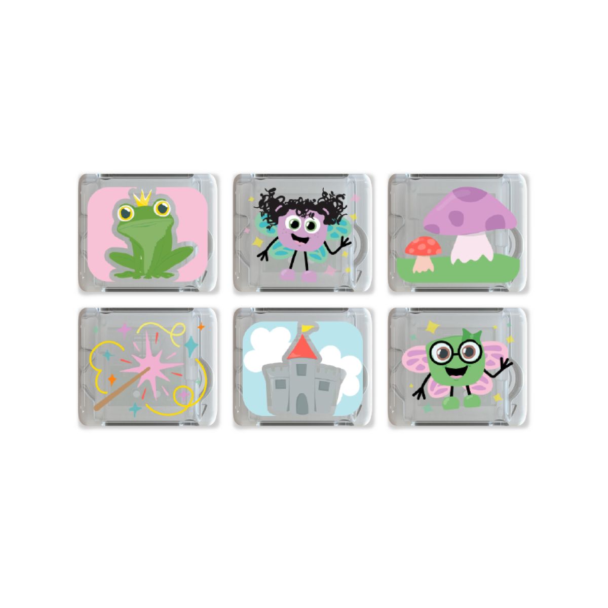 Glo Pals Leuchtende Badewürfel Fantastic Fairies (6er Set)