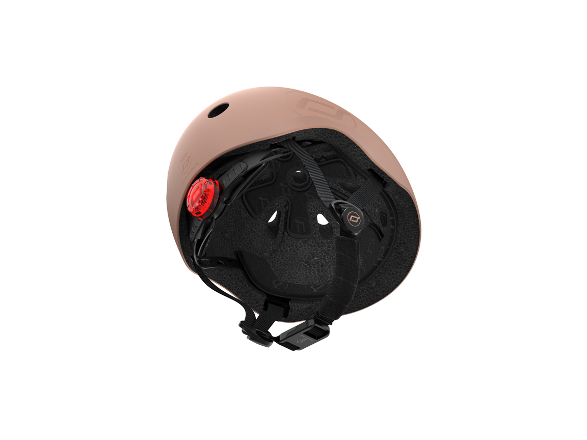 Kinderhelm S-M mocha (51-55cm) - Scoot and Ride