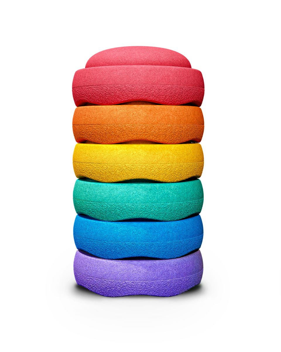 Stapelstein® MINI Original rainbow classic (6er Set)