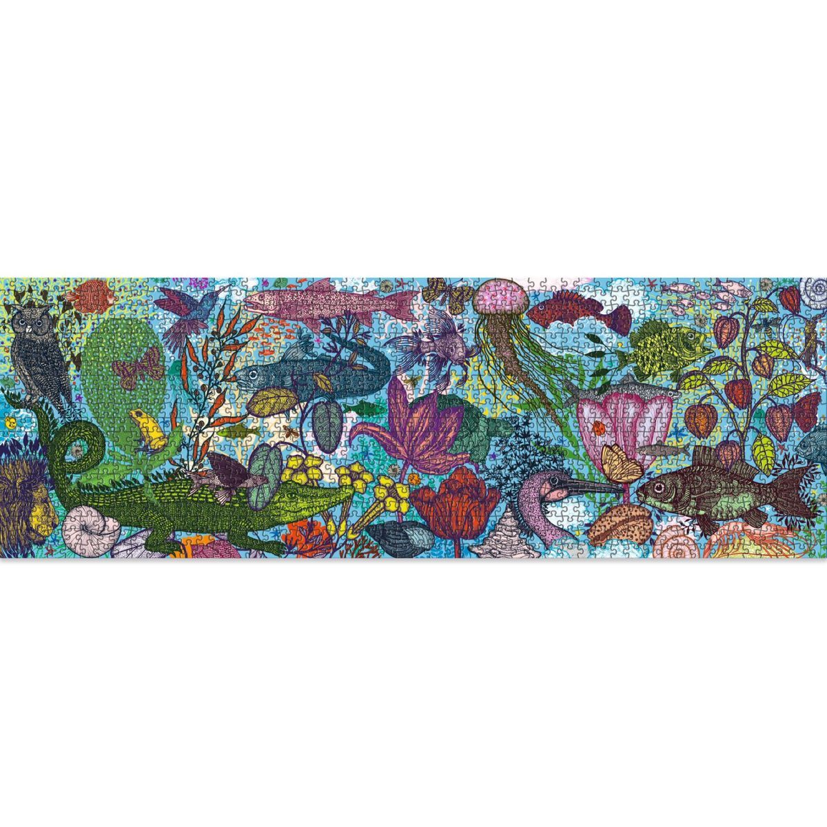 Puzzle Gallery: Land and Sea (1000 Teile) - DJECO