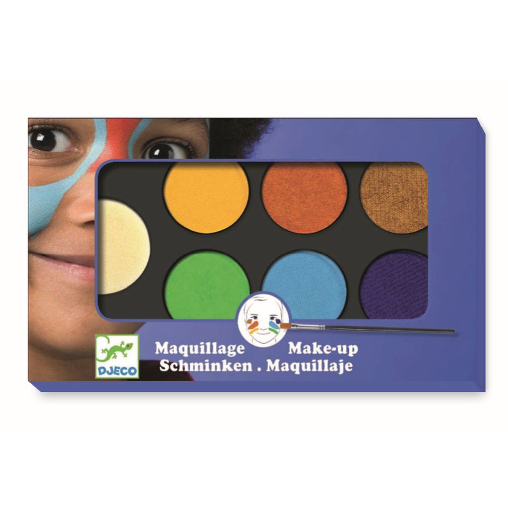 Kinderschminke mit 6 Farben Nature - DJECO