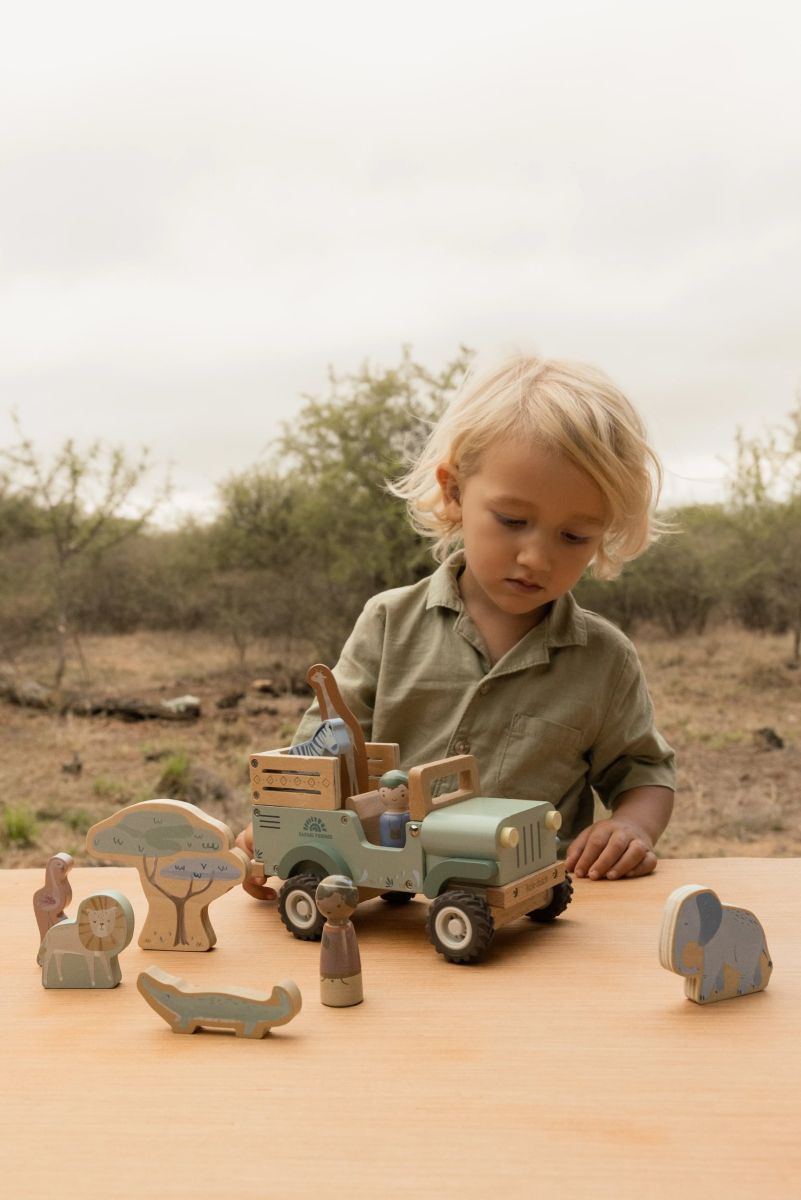 Holz Safari Auto Safari Friends - Little Dutch