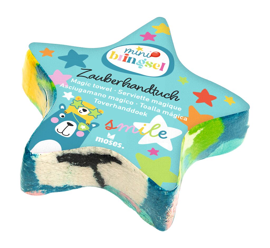 Mini-Bringsel "Be Cappy" Zauberhandtuch (Regenbogen ODER Stern)