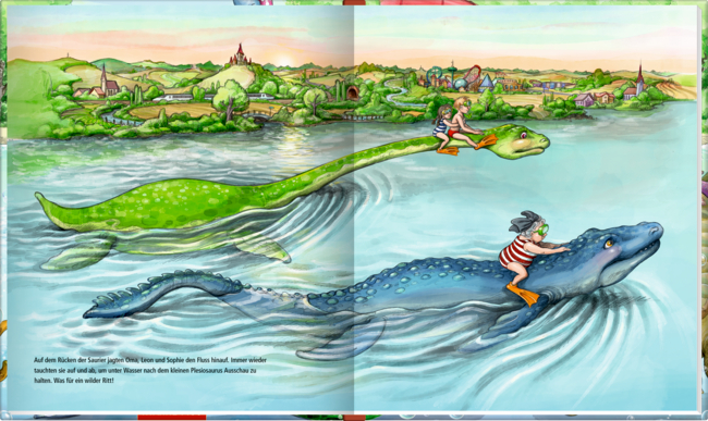 Dinosaurier im Freibad (Band 2) 3+