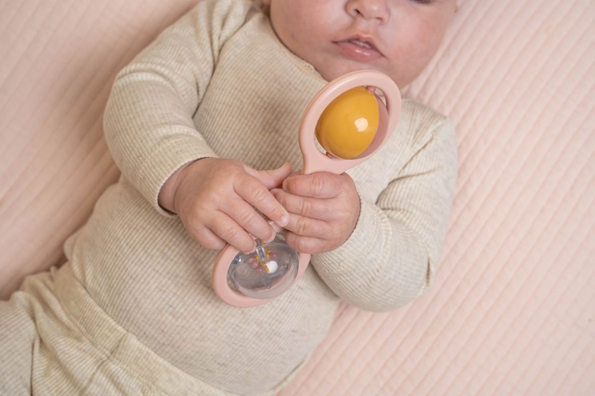 Doppel-Rassel pink - Little Dutch