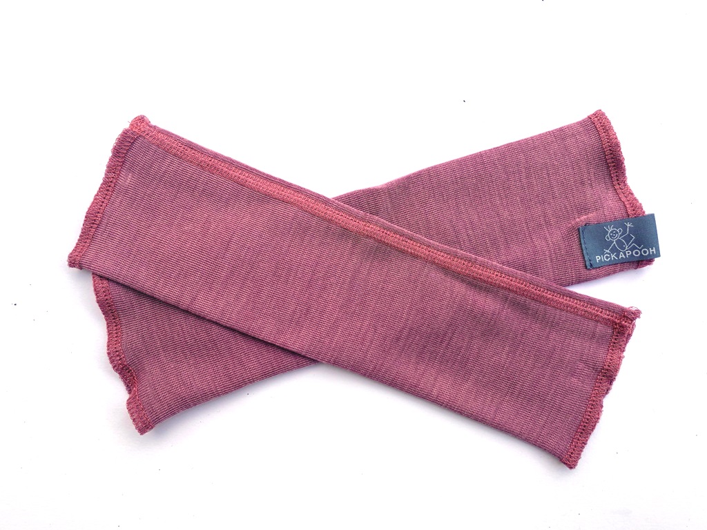 Pickapooh Stulpen Wolle-Seide alt rose