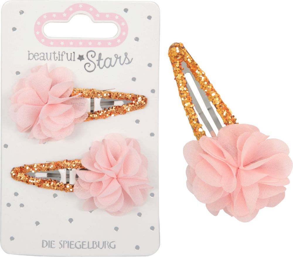 Haarclips Tüllblume - beautiful Stars (versch. Designs, 1 Stück)