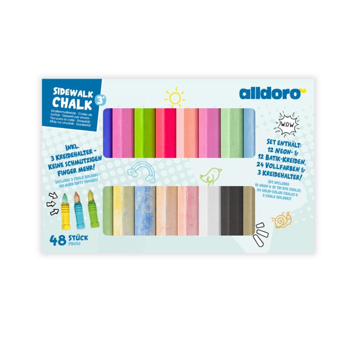 Kreideset (51-teilig) - Alldoro