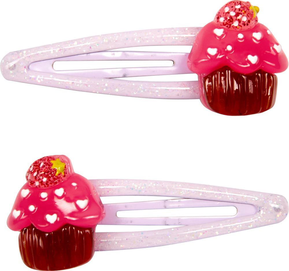 Haarclips Eis/Kirsche/Muffin - beautiful Stars (verschiedene Designs, 1 Set)