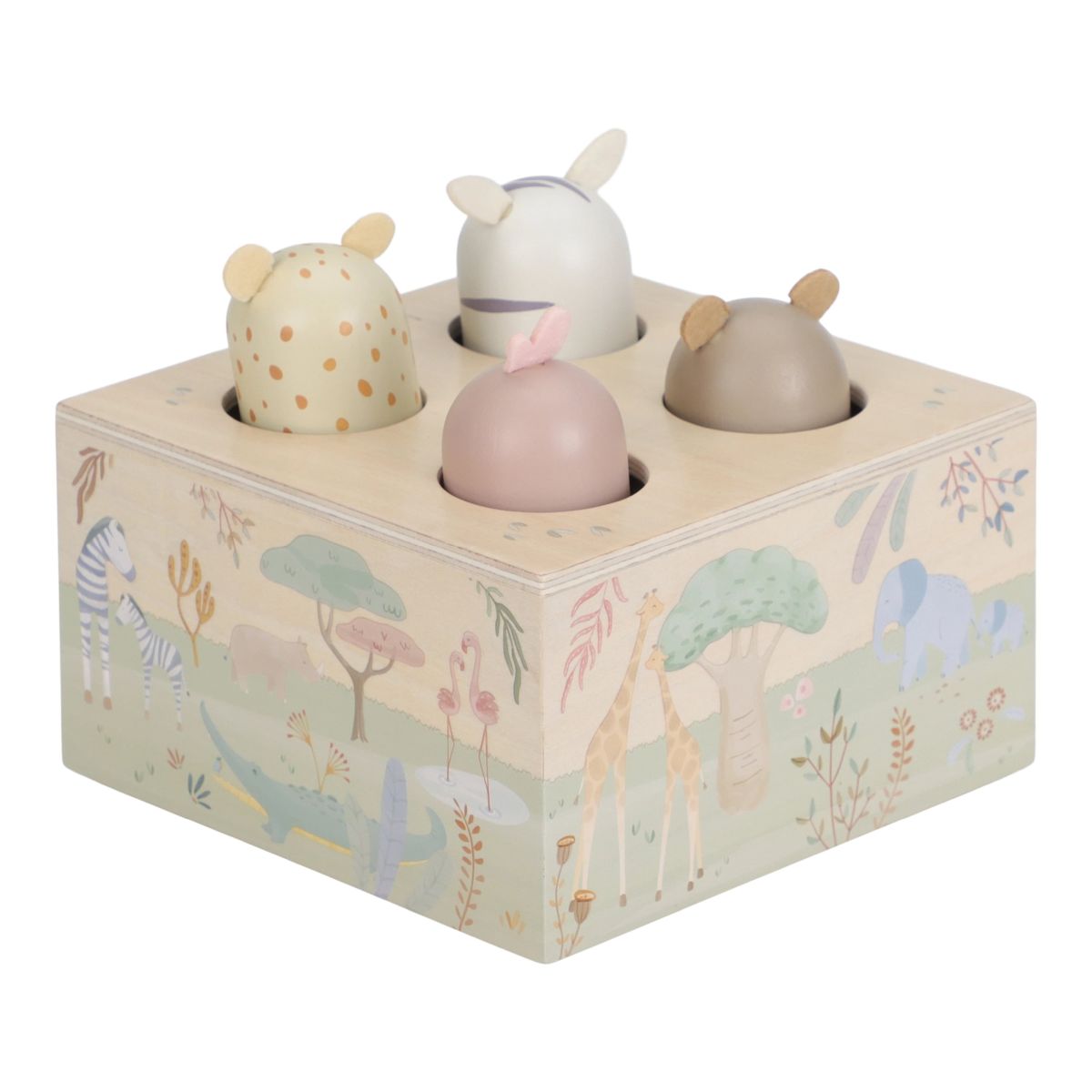 Holz Pop-up Safari Friends - Little Dutch