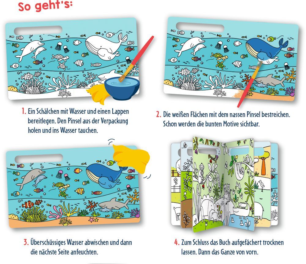 Mein 1. Wasser-Malspaß: Tierbabys (Mini-Künstler)