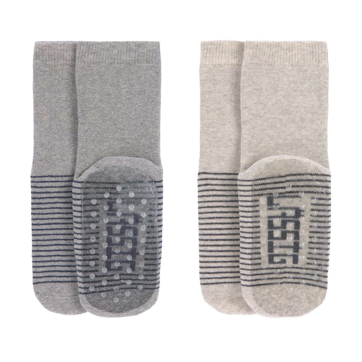 Kinder Antirutsch-Socken grau - Gr. 23-26