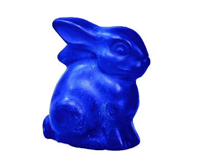 ökoNORM nawaro Wachsmalfigur Hase Ostern "Buni" blau