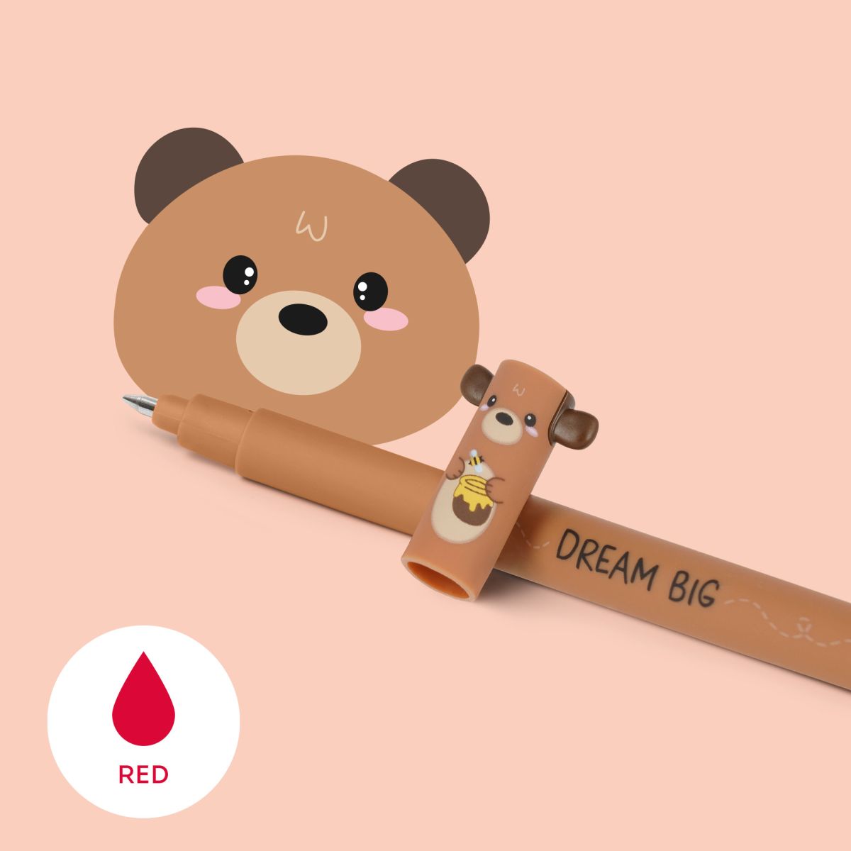Löschbarer Gelstift Teddybär - Legami