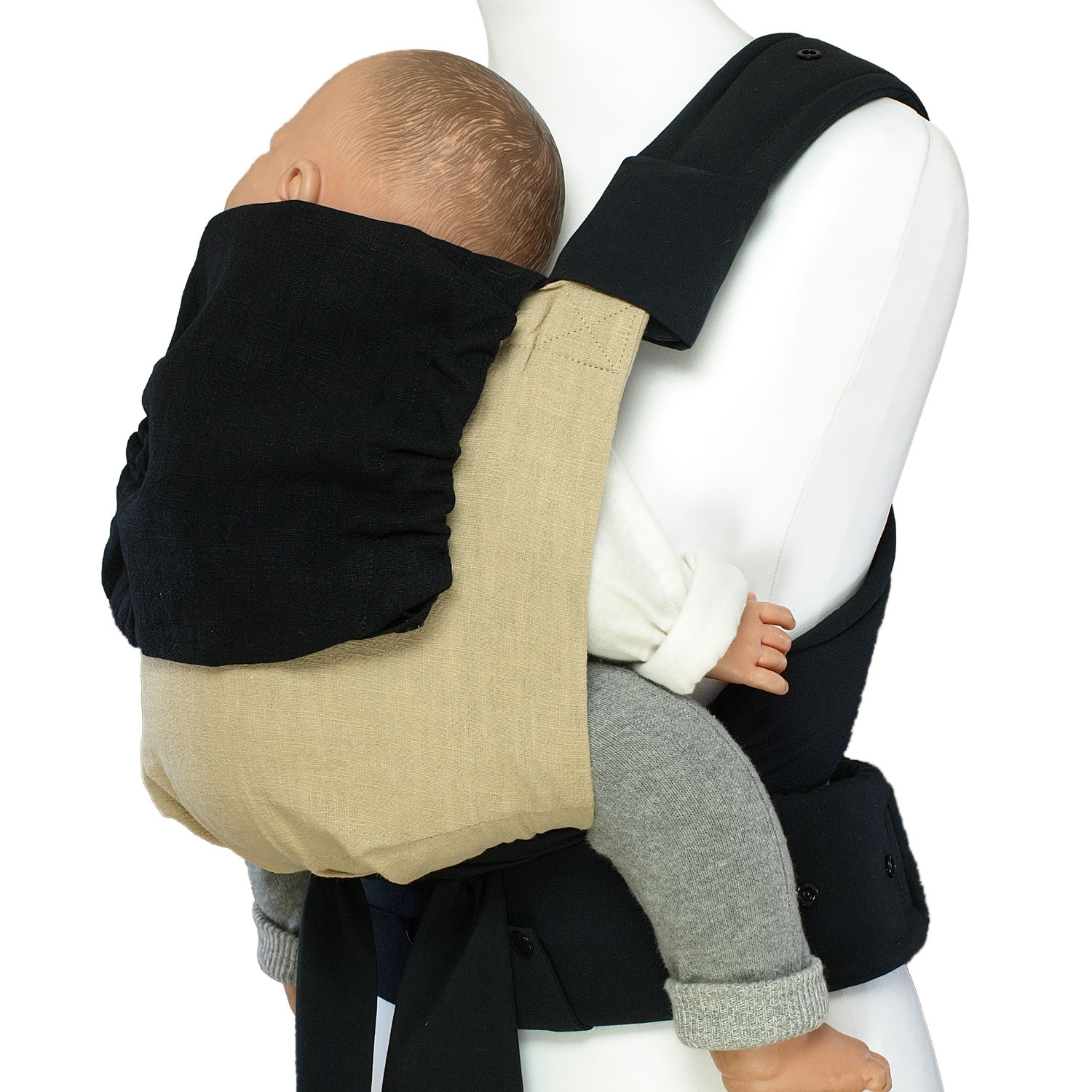 MaMo Babytrage - gepolsterte Schultergurte - schlicht und ergreifend - Gr. 50-86