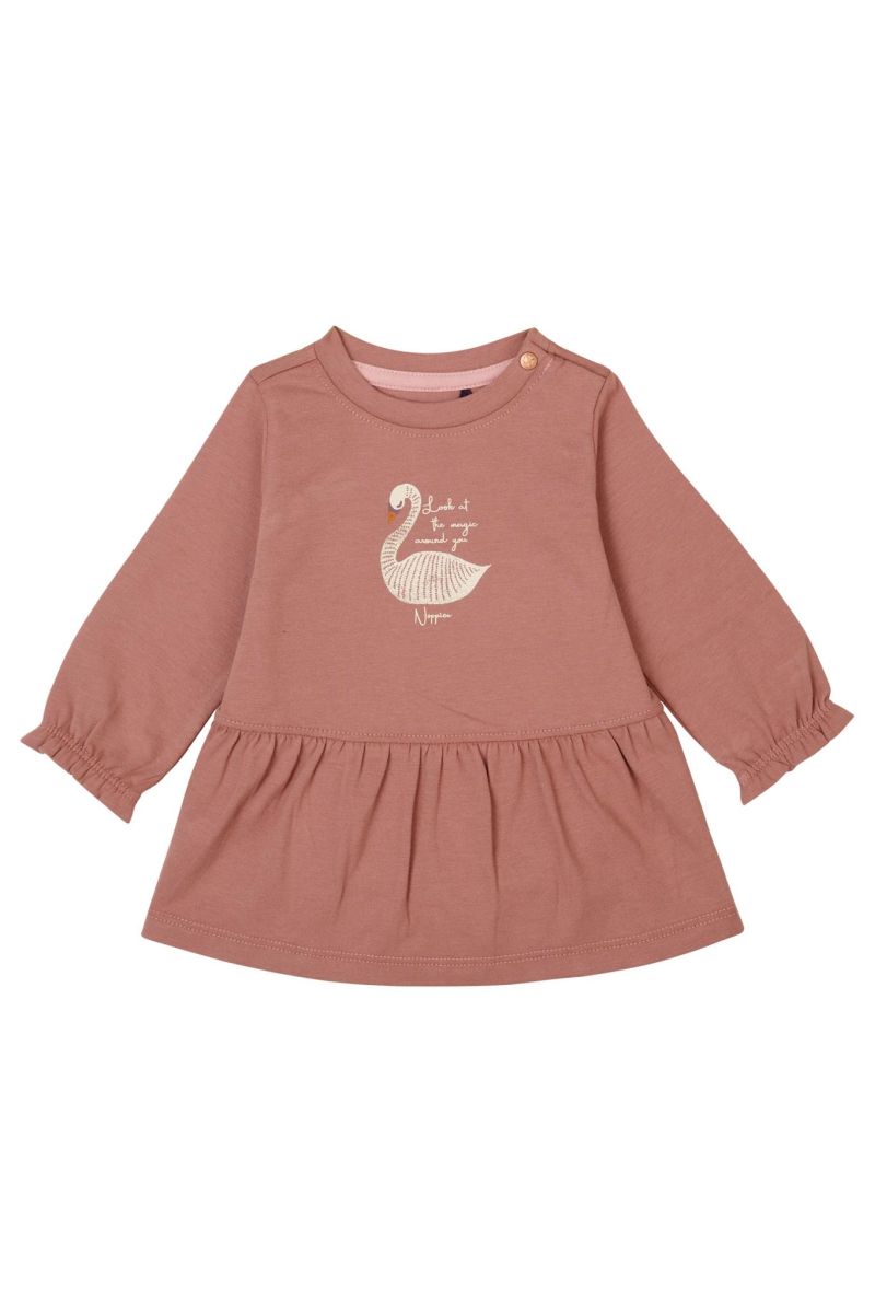 Kleid braun Schwan - 74