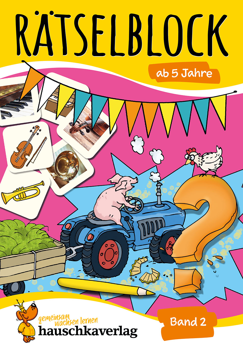 Rätselblock Band 2 - Hauschka Verlag 5+
