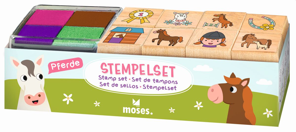Stempelset Pferde - Moses