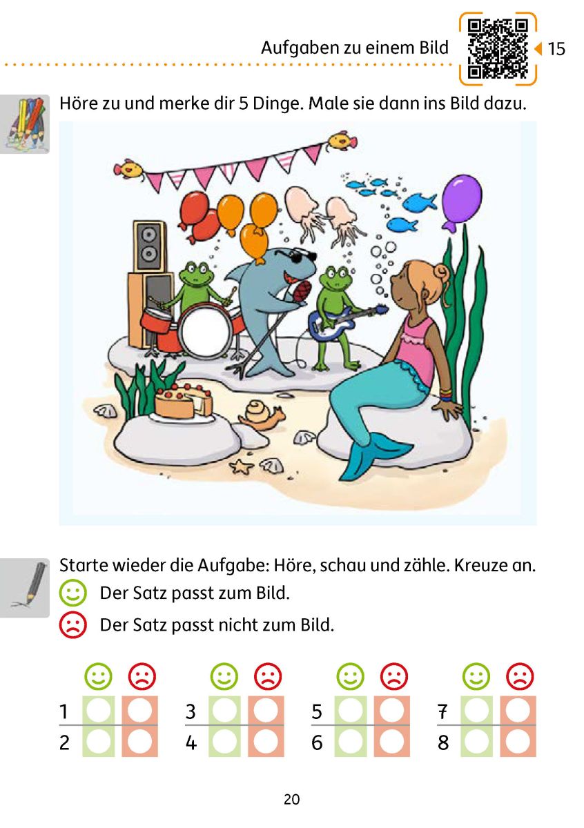 Mein Übungsheft - Zuhören und verstehen 1. Klasse - Hauschka Verlag